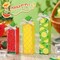 3 Pcs Summer Wood Table Block Sign Lemon Tabletop Decor Watermelon Wooden Tabletop Centerpiece Rustic Farmhouse Wooden Pineapple Decorations for Summer Home Kitchen Party Table Shelf